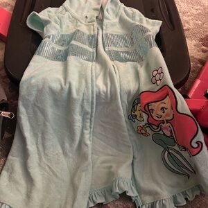 Disney Mint Green Hooded Towel